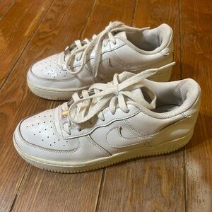 Nike Air Force 1 Low Triple White Youth Size 5.5Y